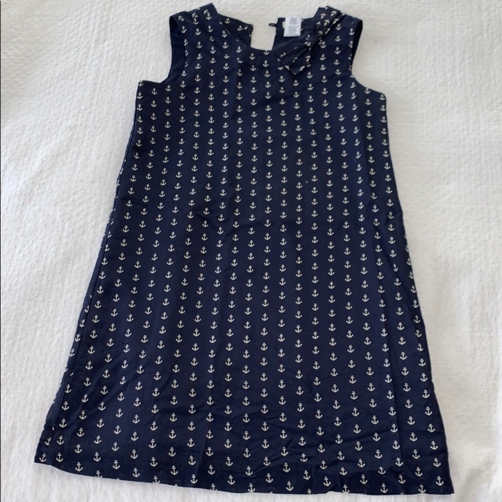 Crew Cuts Navy Anchor Dress